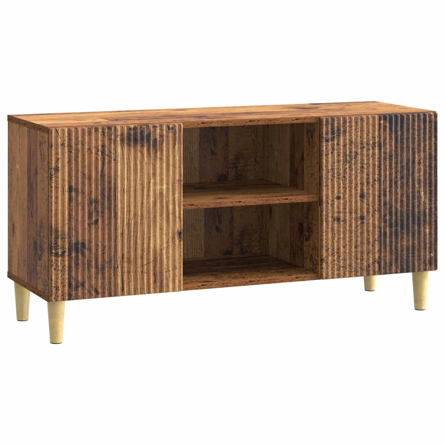 vidaXL TV-Schränk Altholz 102 x 34,5 x 50 cm Holzwerkstoff 894703