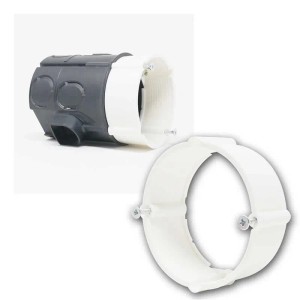 world-trading-net 3er Pack Putzausgleichring 24mm Ø 60mm Weiß
