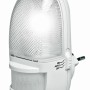 Weißes Nachtlicht mit Bewegungsmelder für Steckdosen. Kompakte LED-Leuchte für Schlafzimmer und Flur.