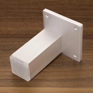 SOTECH Möbelfuß SIERRA Eckig Chrom Matt Höhe 100 mm