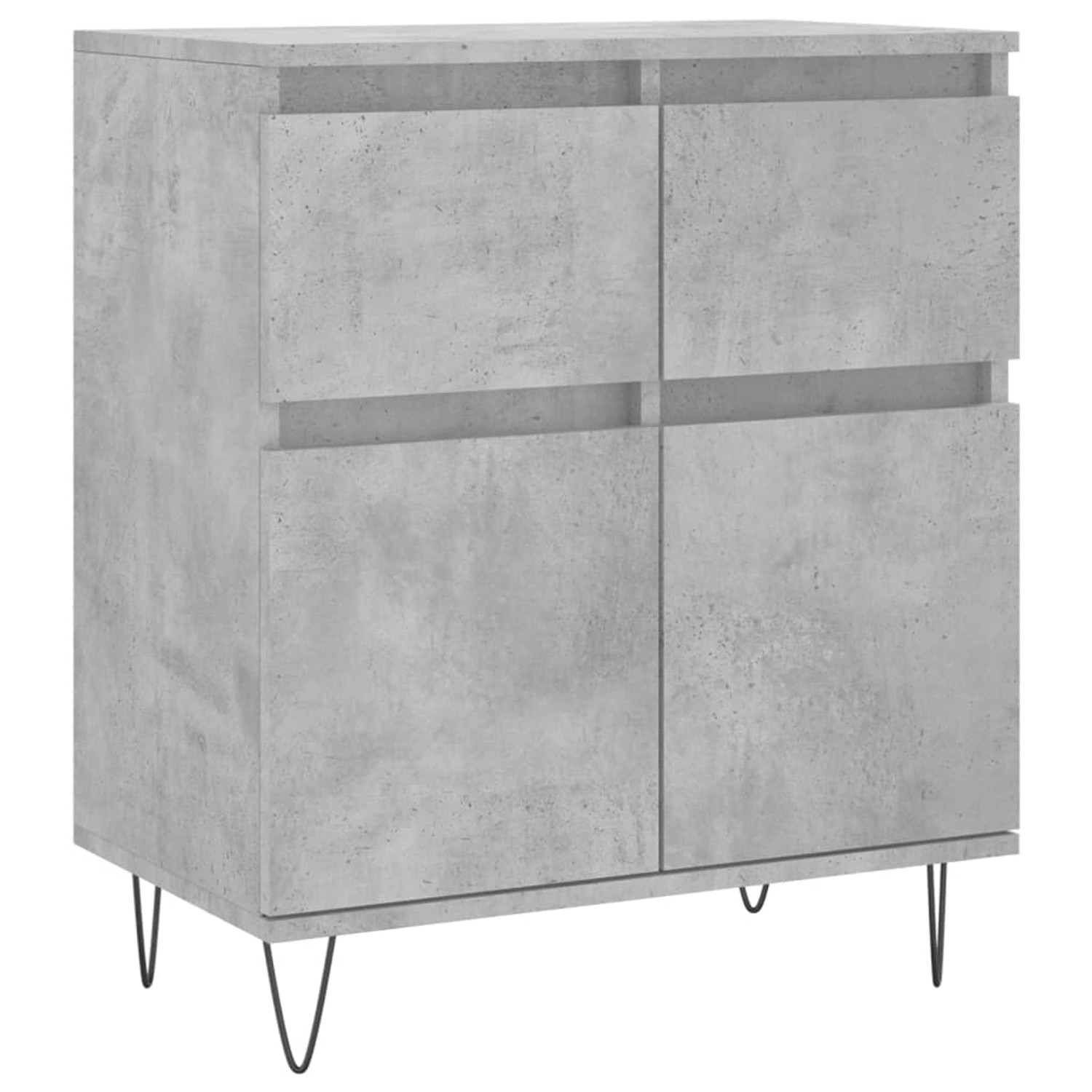 vidaXL Sideboard Betongrau 60x35x70 cm Holzwerkstoff 831120 günstig online kaufen