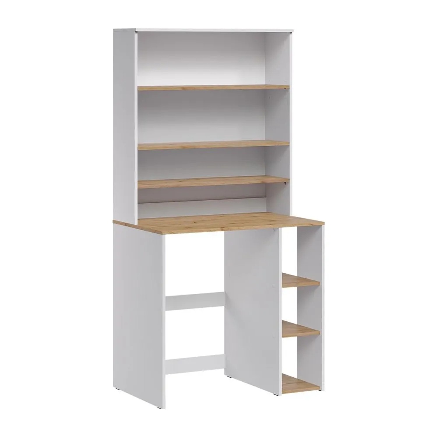 Vicco Waschmaschinenschrank Viktor Weiß/Artisan-Eiche 94 x 88 2 Teile mit Regal Art Nr 60721