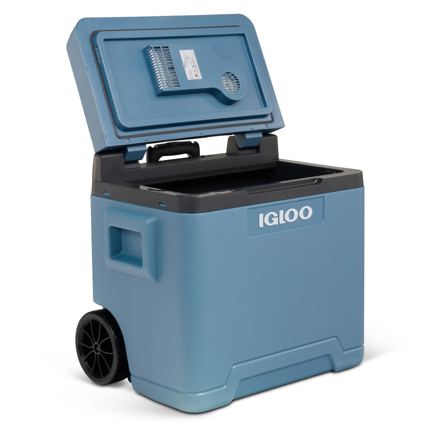 Igloo IE42 Thermo elektrische koelbox - 12/230v AC/DC - 42 liter - Blauw - met wielen