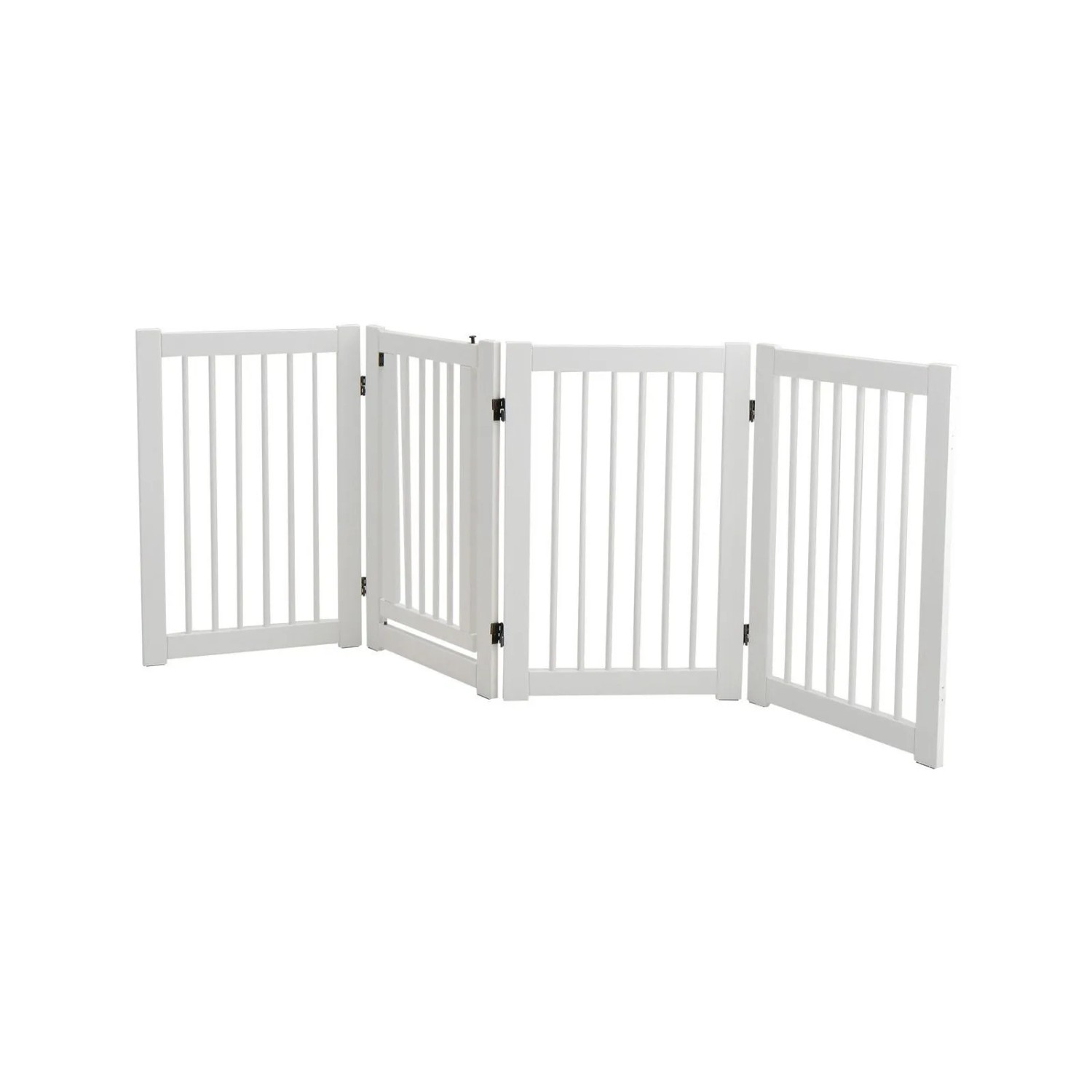 Costway Absperrgitter 76 cm Hoch Weiß