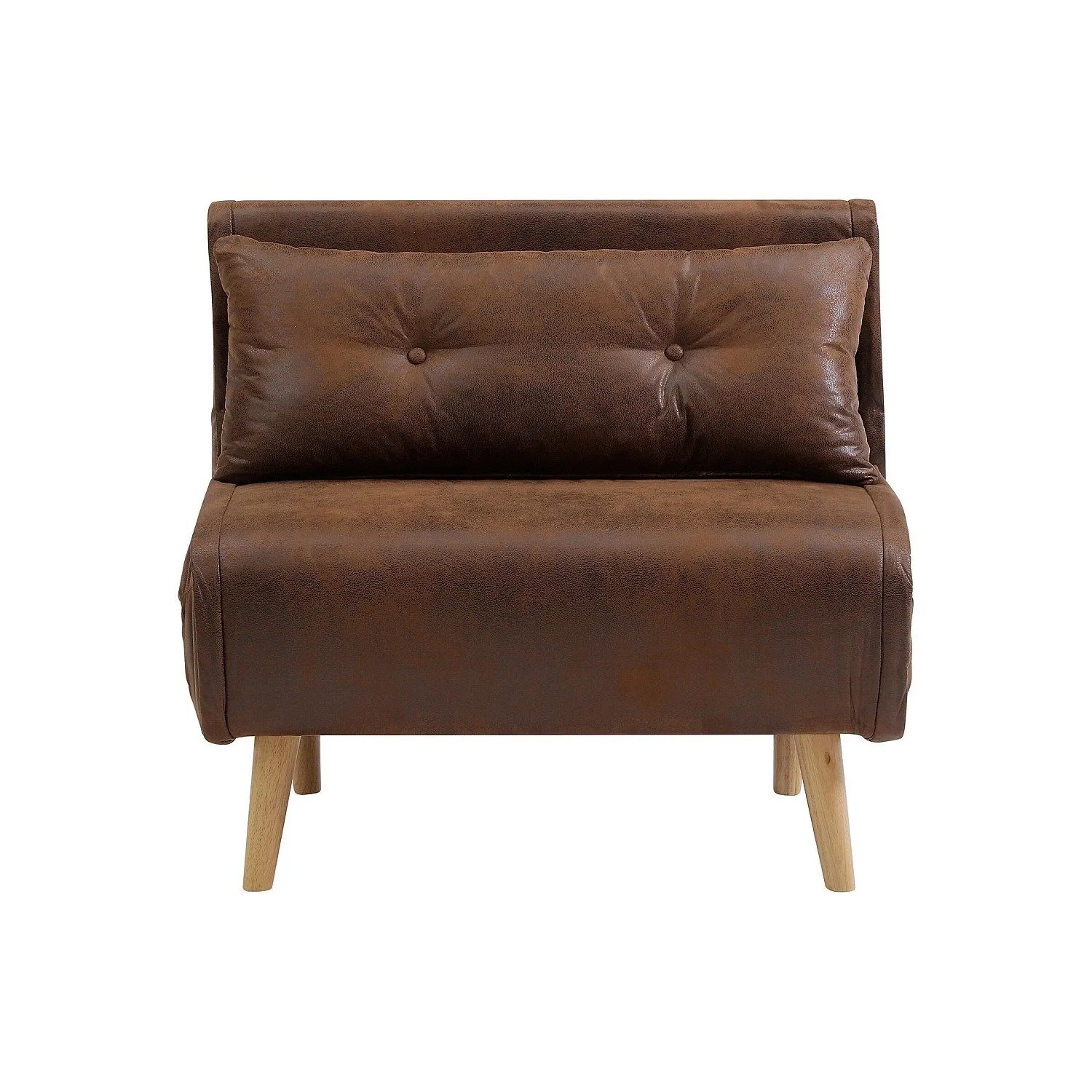 Vente-unique Schlafsessel Valerio Braun 90 cm