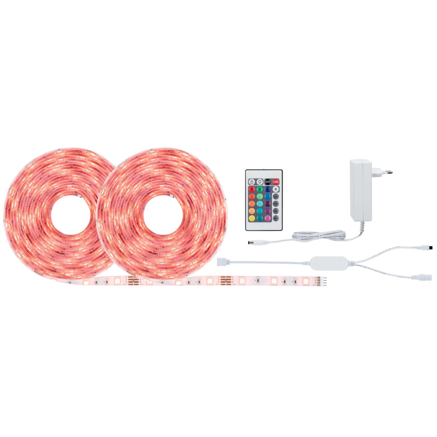 Paulmann LED-Strip RGBW SimpLED Komplettset Smart Home Zigbee 1 m ...
