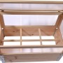 Frühbeet Pflanzbeet aus Kiefernholz mit Polycarbonat-Aufsatz, Größe L.