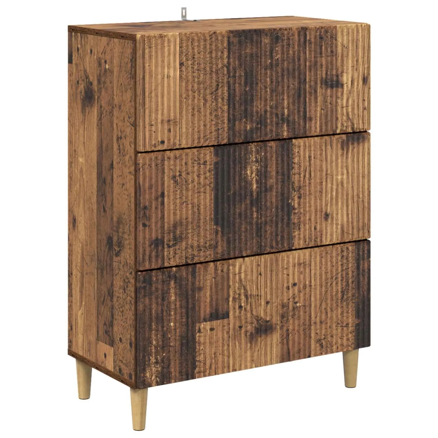 vidaXL Schubladenschrank Altholz 66 x 34,5 x 90 cm Holzwerkstoff 894613