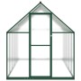 vidaXL Gewächshaus mit Fundamentrahmen Grün 334x169x195 cm Aluminimum 3266327_3