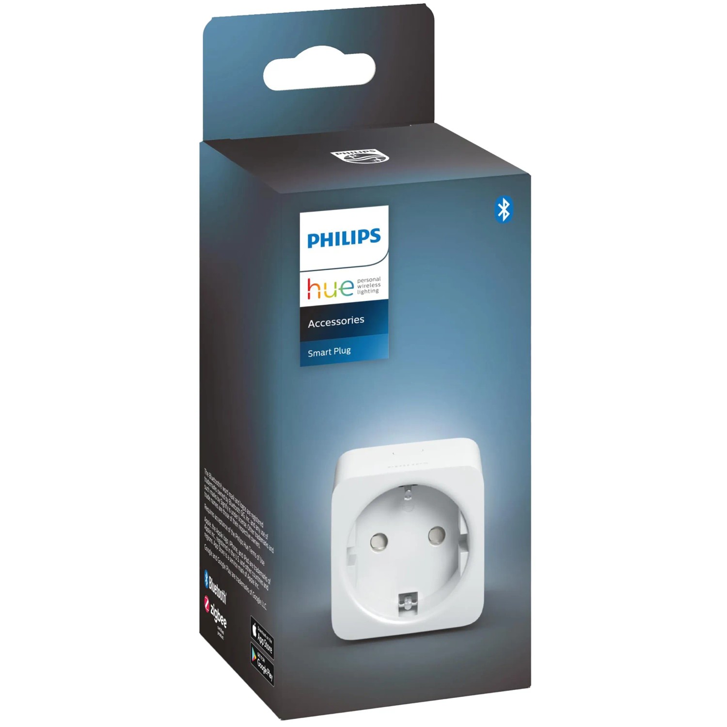 Philips Hue Smart Plug Steckdose in Weiß, Zubehör für das Hue Lichtsystem.
