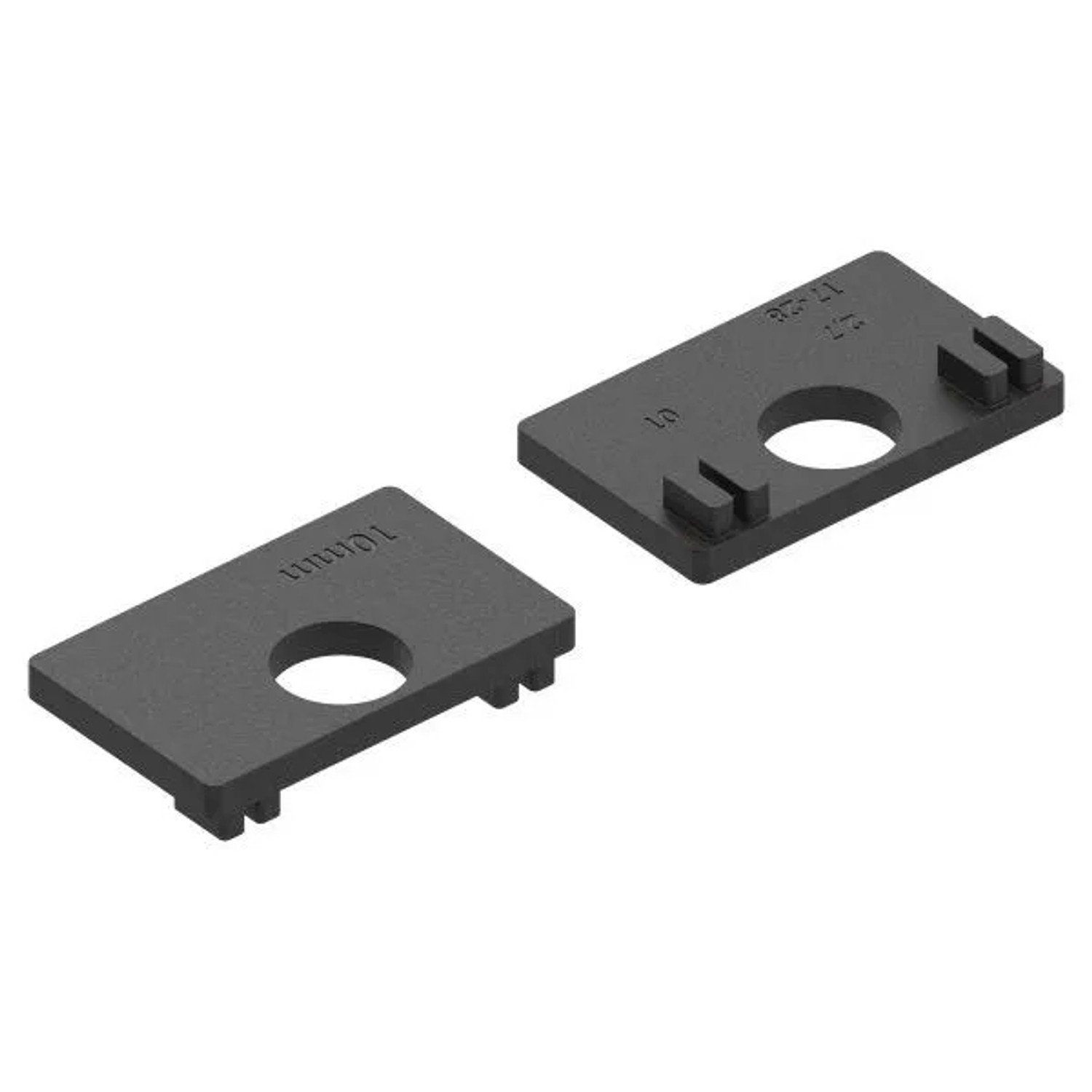 FeNau 1 Paar Gummis Zu Glasklemme 45x45x26 mm AbZ Für 10 mm Glas ESG