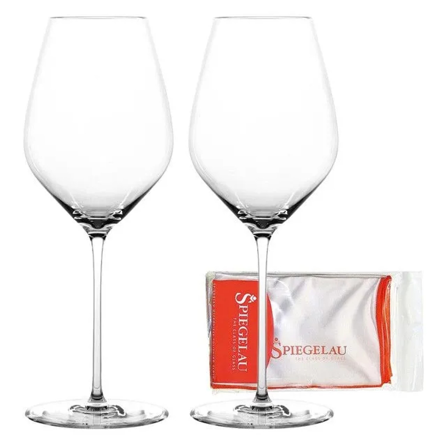 Spiegelau Hi-Lite Universalglas 510 ml 2er Set mit Poliertuch