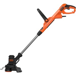 Black+Decker Elektro-Rasentrimmer BESTE625, 450 W, 25 cm Schnittbreite, orange/schwarz.
