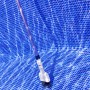 Gre Elek Spa Poolsauger im Pool, kabelloser Poolsauger mit Teleskopstange.