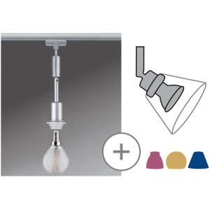 Paulmann URail Pendel Chrom matt, Schienensystem-Zubehör ohne Leuchtmittel.