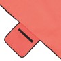 Terrakottafarbene Picknickdecke (200x200 cm) mit Tragegriff für Camping & Outdoor.