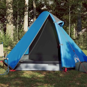 vidaXL Kuppel-Campingzelt 2 Personen Blau Wasserdicht 94320