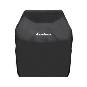 Schwarze Enders Grillabdeckung für Gasgrill Chicago, schützt vor Wind und Wetter.