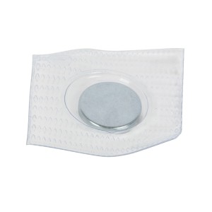 Fix-o-moll Neodym Magnet zum Einnähen, 29mm, silber, 4er-Set. Haushaltshelfer für Textilien.