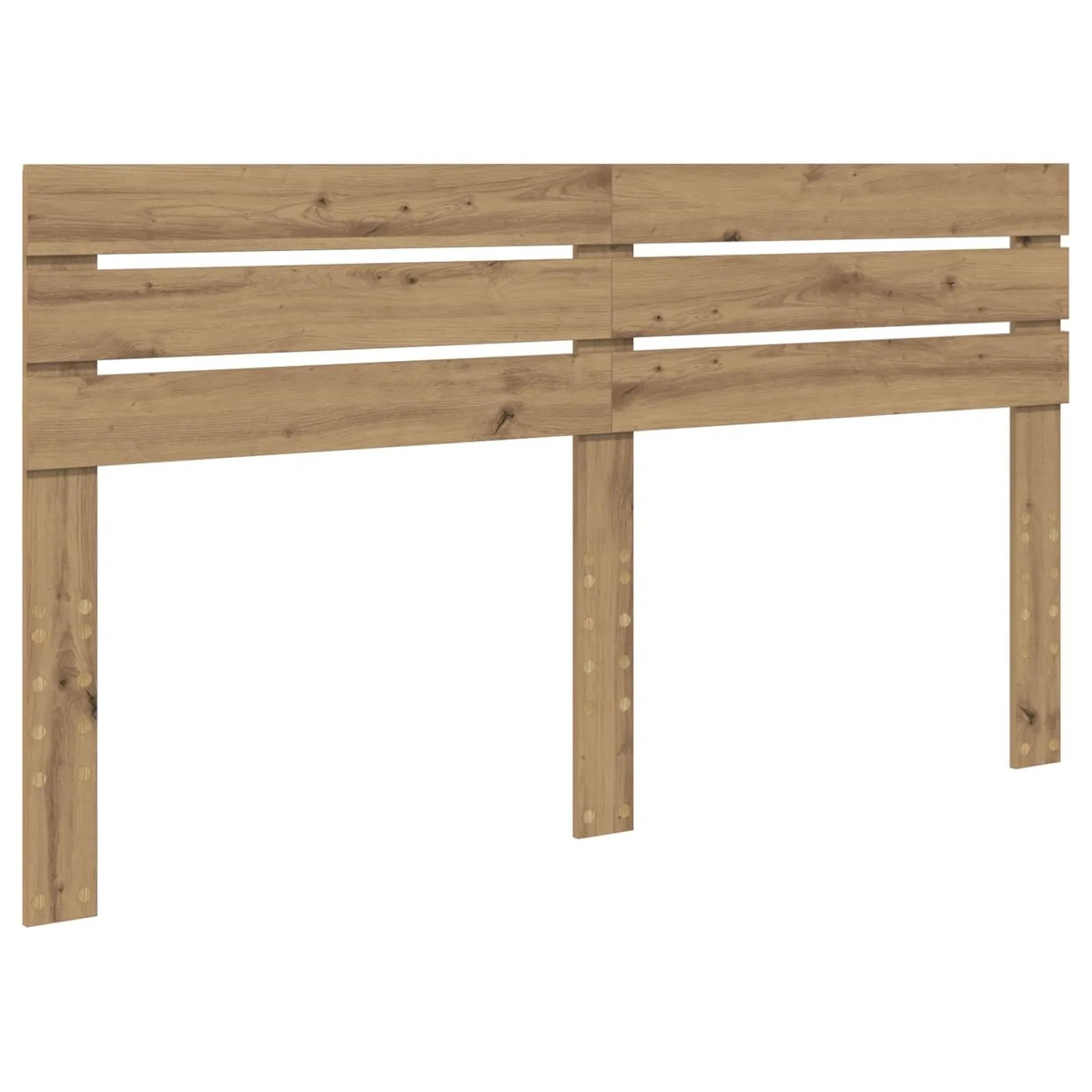 vidaXL Kopfteil mit Kopfteil Artisan-Eiche 200 cm Holzwerkstoff 888172