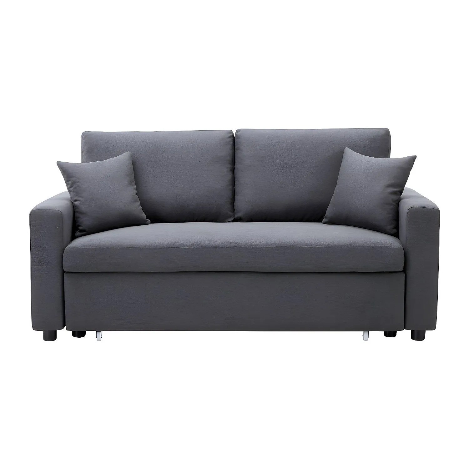 Vente-unique Schlafsofa Inizor Anthrazitgrau 168 cm