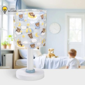 Dalber Nachttischlampe LED Nachtlicht für Kinder Baby Teddy Bären Blau