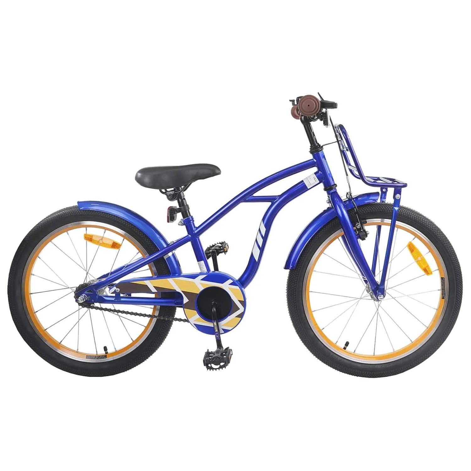 vidaXL Kinderfahrrad 22 Zoll für 7-12 Jahre Alt Dunkelblau 42009308