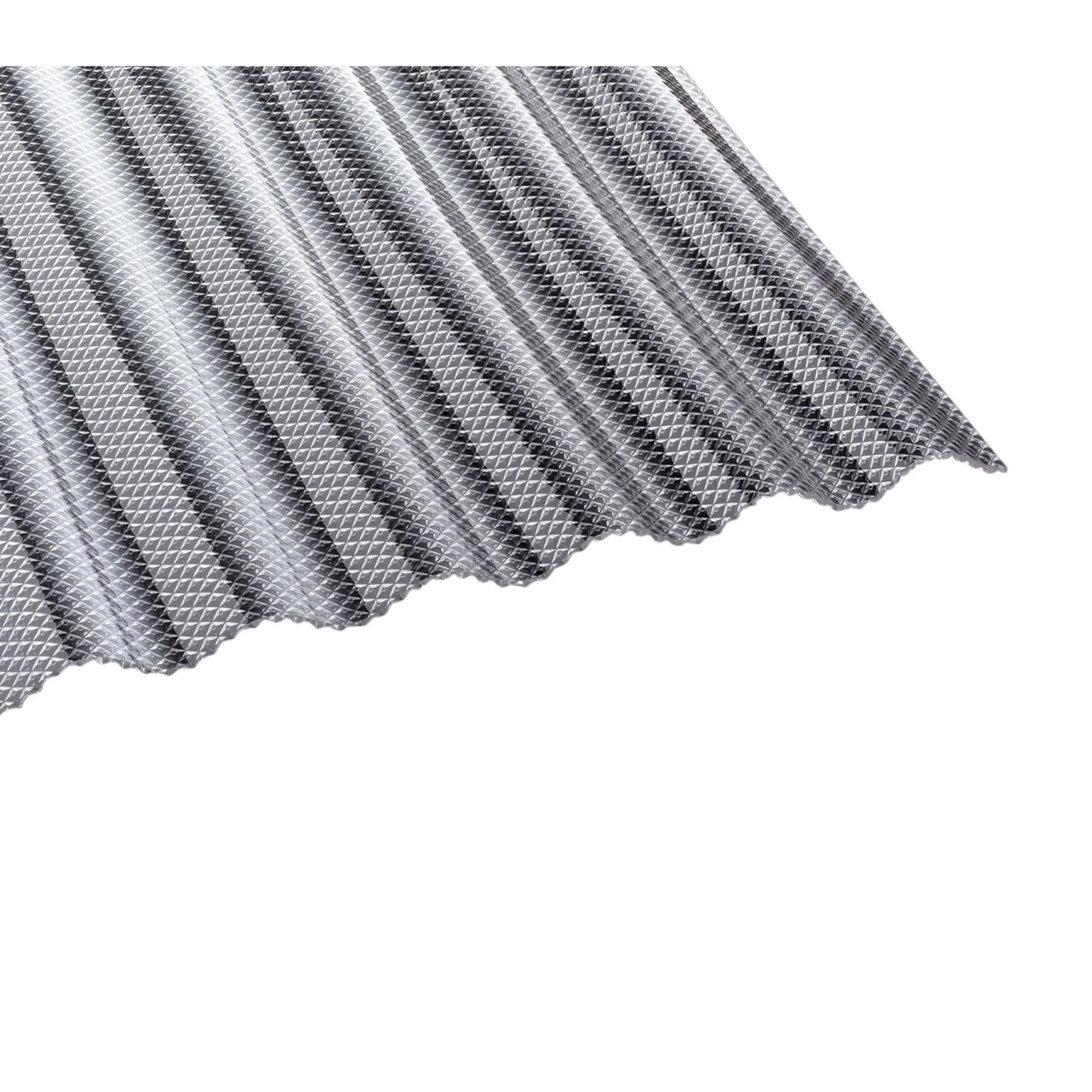 T&J PC-Lichtwellplatte S76/18 Tejemacro Glasklar 2.500 mm x 1.045 mm x 2,8 mm