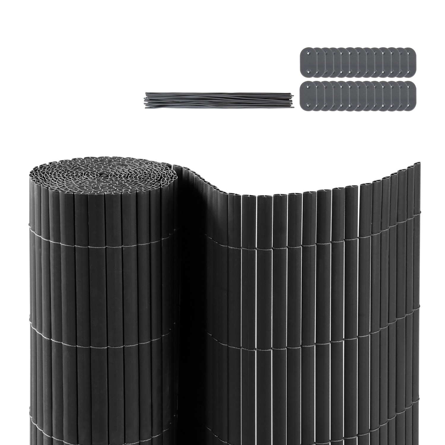 CCLIFE PVC Sichtschutzzaun Matte Windschutz Wetterfest für Balkon Garten Te günstig online kaufen