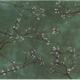 Art for the Home Fototapete mit Kirschblüten auf grünem Hintergrund, 280x300 cm.
