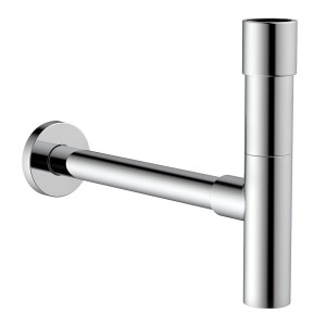 Chromfarbener Kirchhoff Flaschensiphon 41,9 mm für Waschtische.