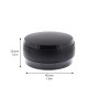 Schwarzer Wagner Bodentürstopper Black Deluxe zum Kleben, Ø 45 mm.
