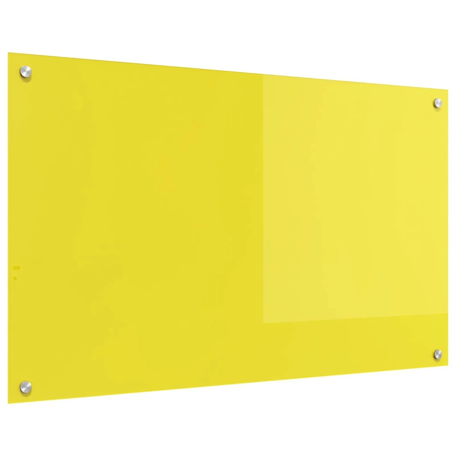 vidaXL Küchenrückwand Gelb 100 x 60 x 0,6 cm Gehärtetes Glas 42001261