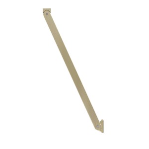 Duschparadies Stabilisierungsstange 50cm Stabilisator x 2 Für 6-8mm Glas Walk-in Dusche Glas Seitenwand Gold Gebürstet