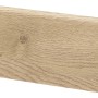 Sockelleiste Eiche Cordoba, 60mm hoch, mit Kabelkanal für Laminat und Parkett.
