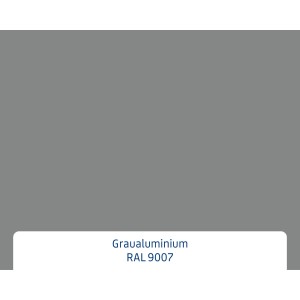 EcoStar Haustür Isopro IP 020S in Graualuminium (RAL 9007).