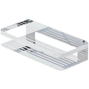Tiger Duschkorb Caddy, 32 cm, Chrom, zur Wandmontage im Badezimmer.