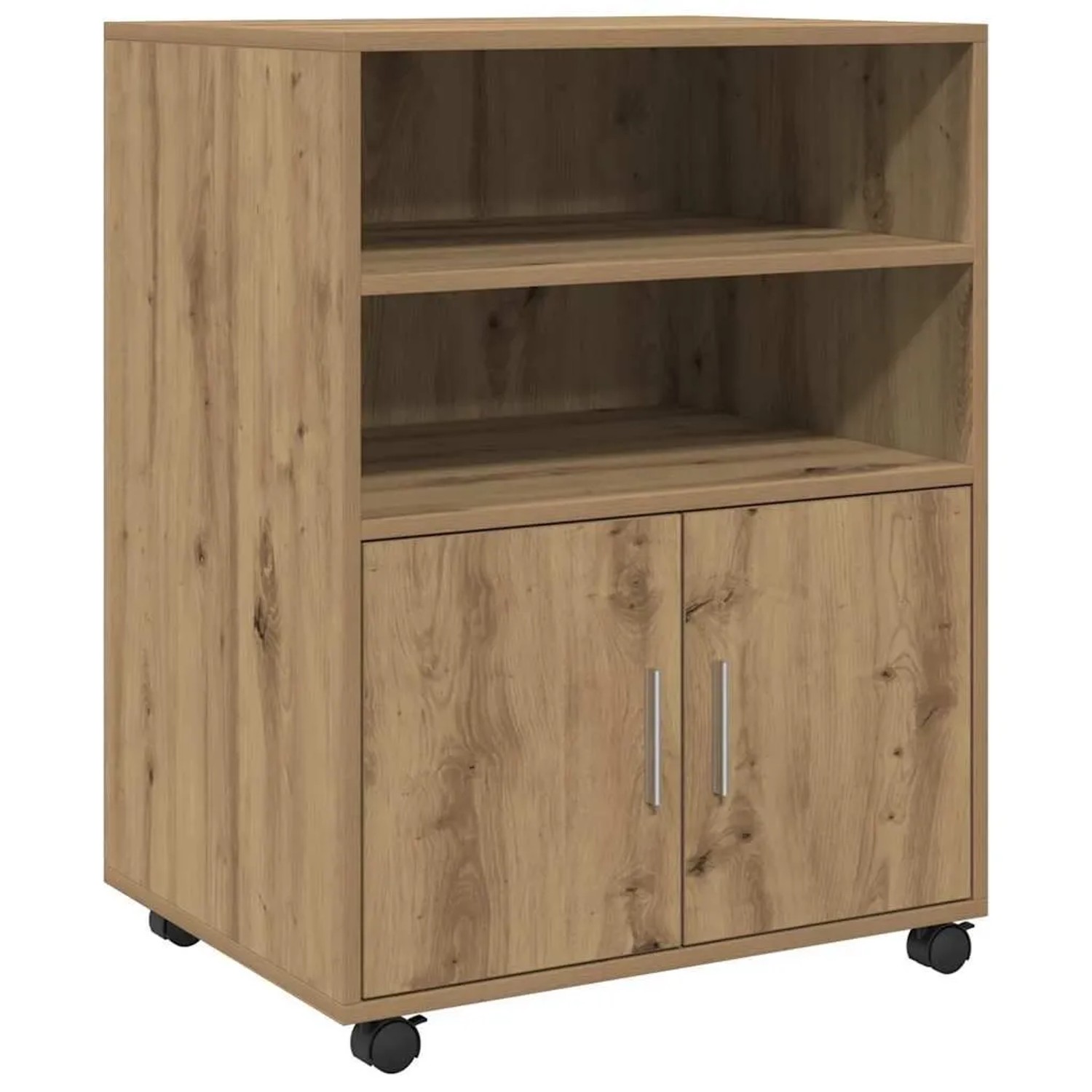 vidaXL Rollschrank Artisan-Eiche 60x48x81 cm Holzwerkstoff 853172