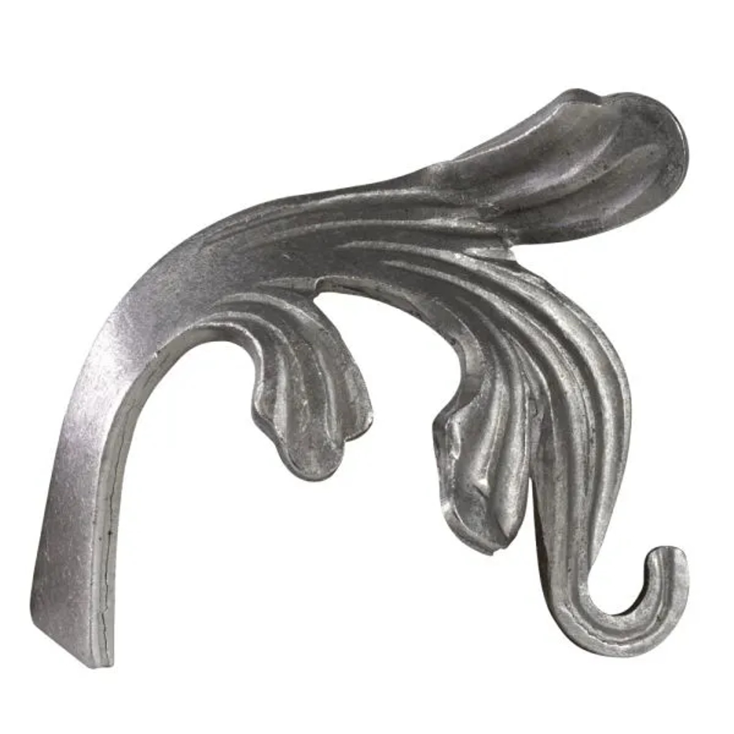 FeNau Zierblatt Stahl Roh 4 mm 95 X 105 mm Ohne Ansatz Rechts