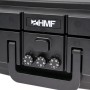 HMF 250437 Feuerfeste Wasserdichte Dokumentenbox Zahlenschloss DIN A4 44 x 16 x 33 cm Schwarz_7