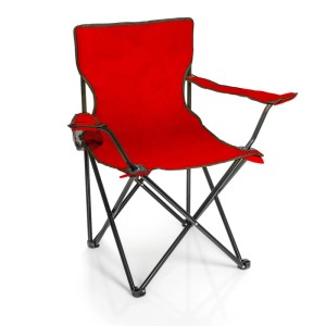 BigDean Faltstuhl Rot Campingstuhl Anglerstuhl Mit Getränkehalter Tragetasche Anglersessel Klappbar Klappstuhl Gartenstuhl Faltstuhl Relaxsessel