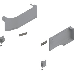 Blum Abdeckkappen-Set Aventos HK top für Servo-Drive Kunststoff Hellgrau