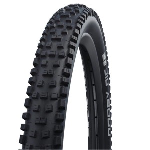 Schwarzer Schwalbe Nobby Nic Fahrradreifen, faltbar, mit grobem Profil für Mountainbike und Trail. Größe 27.5x2.60.