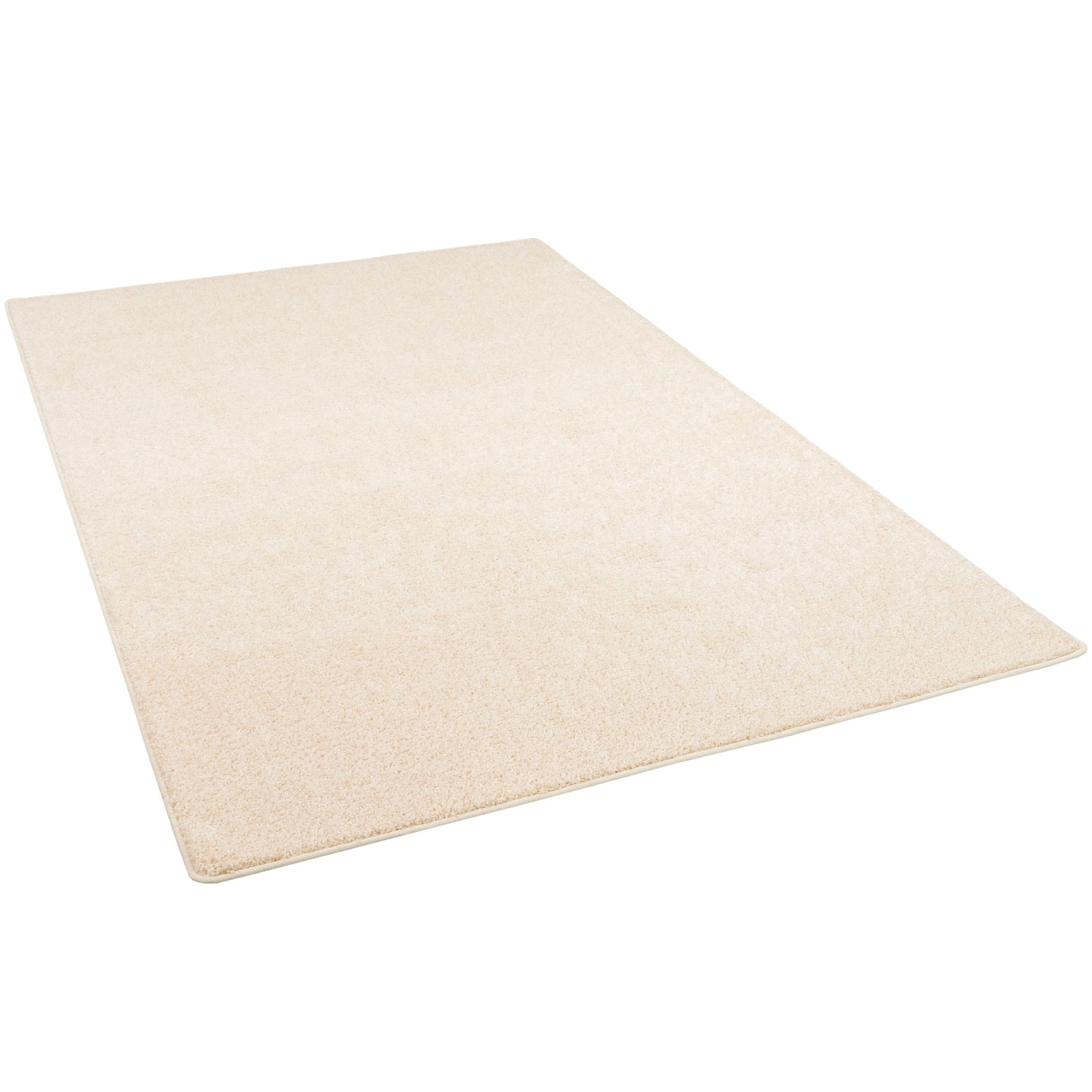 Snapstyle Hochflor Velours Teppich Mona Creme 100x300cm günstig online kaufen