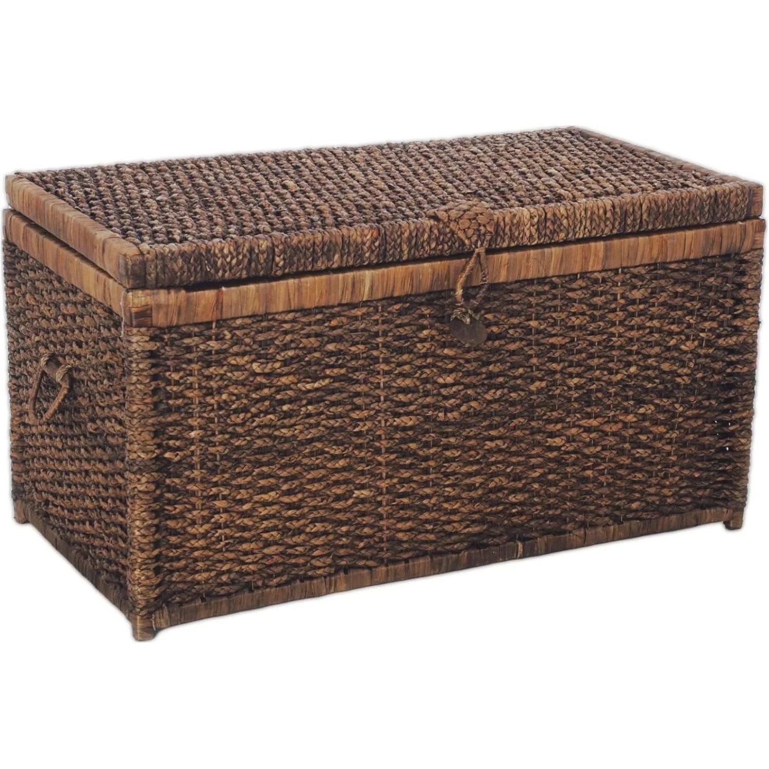 Vivanno Wäschetruhe Lea 84 cm x 45 cm x 45 cm Braun