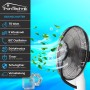TroniTechnik Standventilator SV06 mit Wasserkühlung, oszillierend und mit Fernbedienung.
