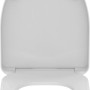 Weißer Ideal Standard WC-Sitz i.life A mit Softclosing und Wrapover-Design.