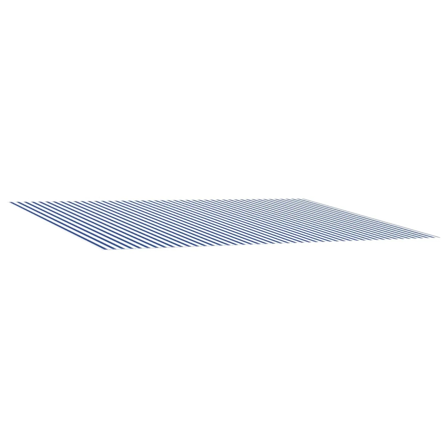 vidaXL Markisenersatzstoff Blau und Weiß 400 x 300 cm Polyester 3444183