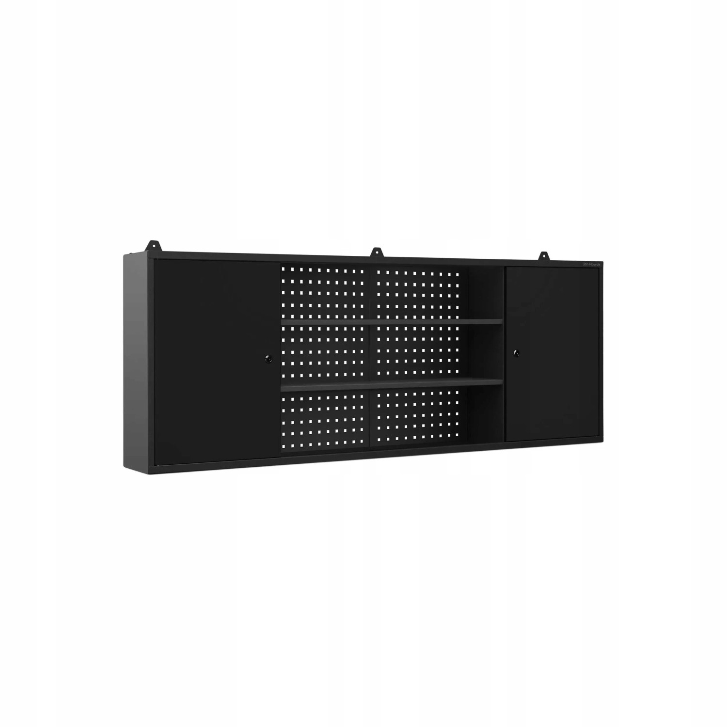 Jan Nowak Werkstattschrank LEO 60 x 160 x 20 cm  All Black Schwarz