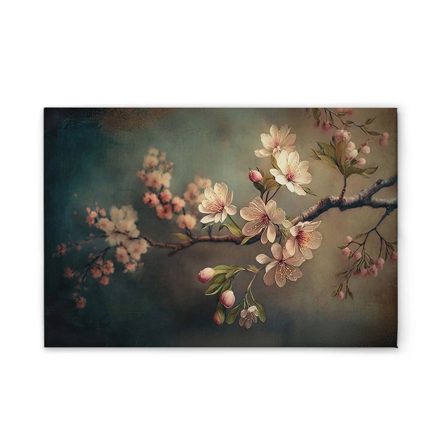 Tadessi Leinwandbild - M1-No.52052 - Kirschblüten - 90 x 60 cm - Hochformat